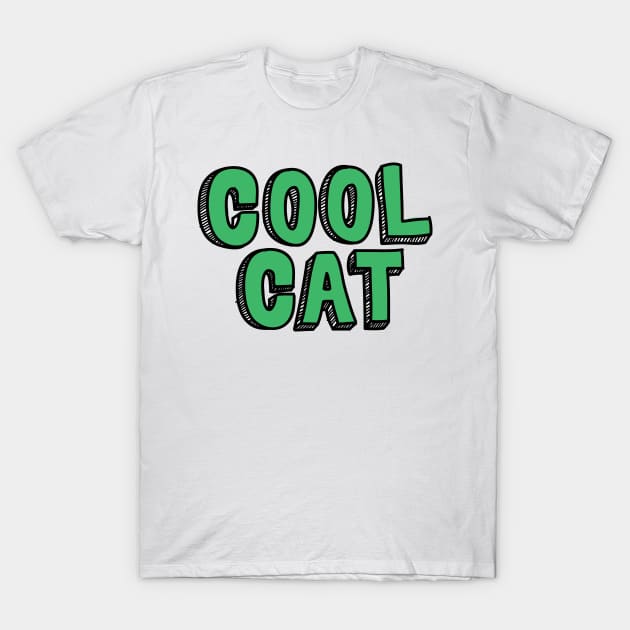 cool cat T-Shirt by hoddynoddy